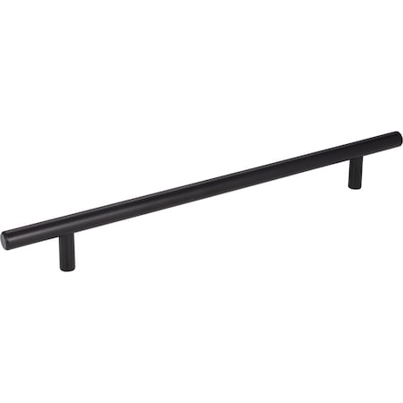 Elements 224 mm Center-to-Center Matte Black Naples Cabinet Bar Pull 304MB